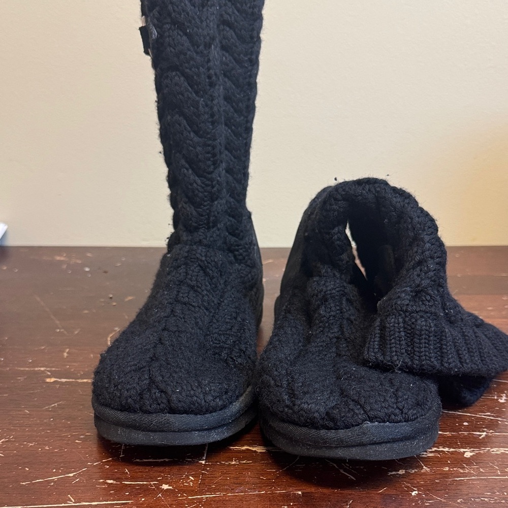Ugg Australia Tularosa Route Cable Knit Sweater Boots
